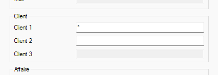 Affichage de l'astérisque * indiquant des valeurs multiples